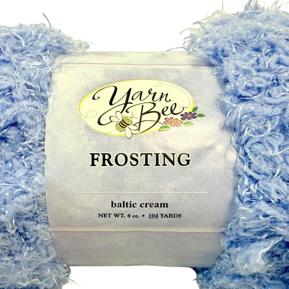 RESERVED FOR MARIA - Yarn Bee Frosting "Baltic Cream" Yarn - Lot of 2 New Skeins - Picture 2 of 6